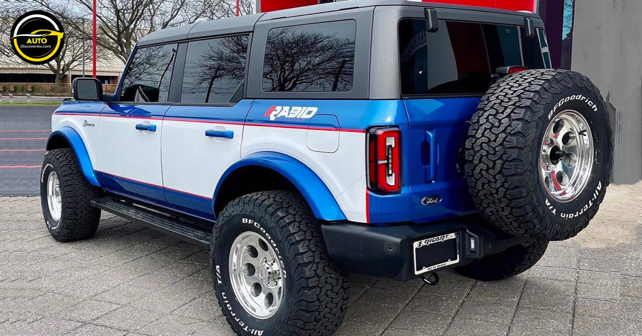New Blue Ford Bronco Built Wild