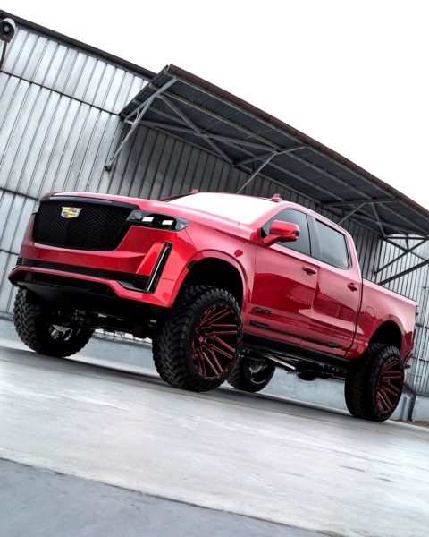 2021 Cadillac Escalade Truck Conversion Sitting On Tis Wheels! - Auto ...