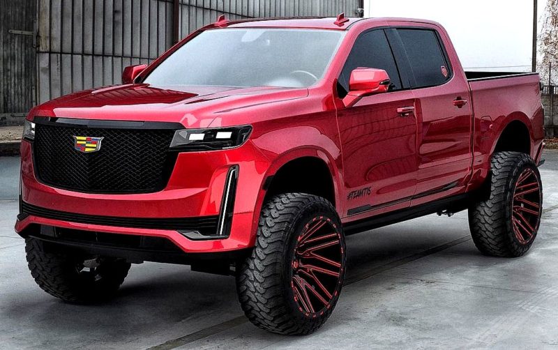 2021 Cadillac Escalade Truck Conversion Sitting On Tis Wheels! - Auto ...