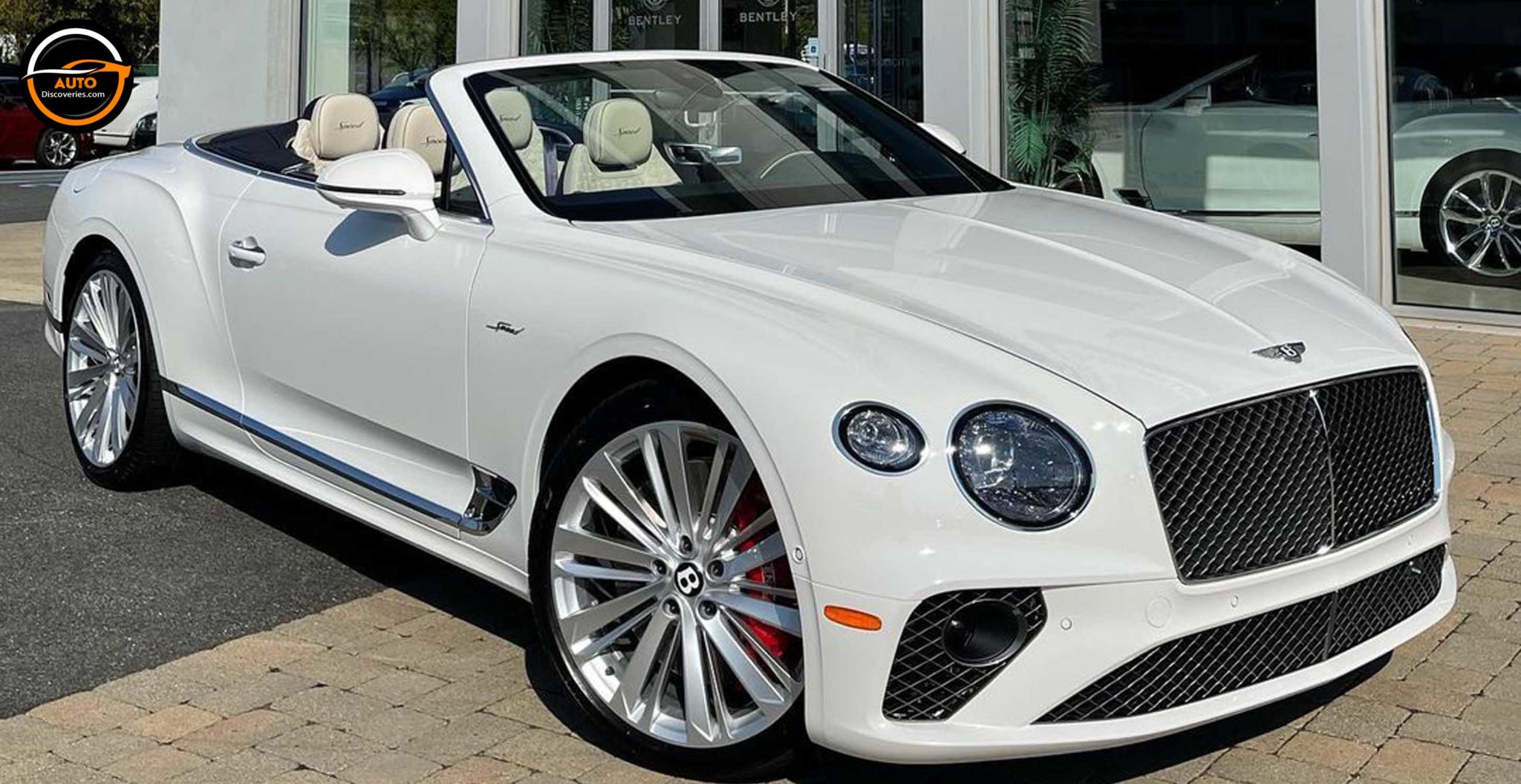 2021 Bentley Continental GTC Speed In Glacier White And Linen Interior