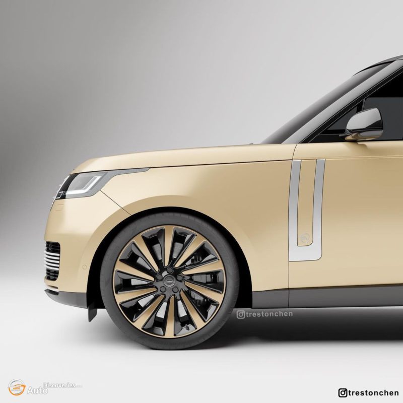 2022 Range Rover SV Satin Sunset Gold With Matching Wheels Auto