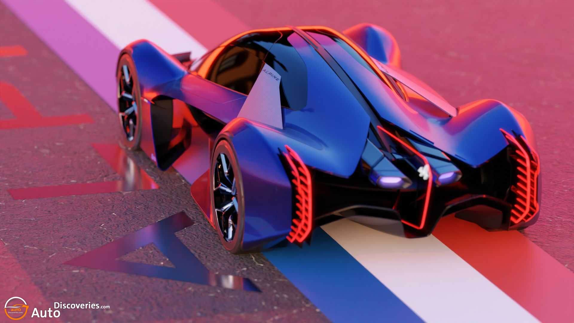Alpine A4810 Concept Imagines Hydrogen-Fuled Supercar From 2035
