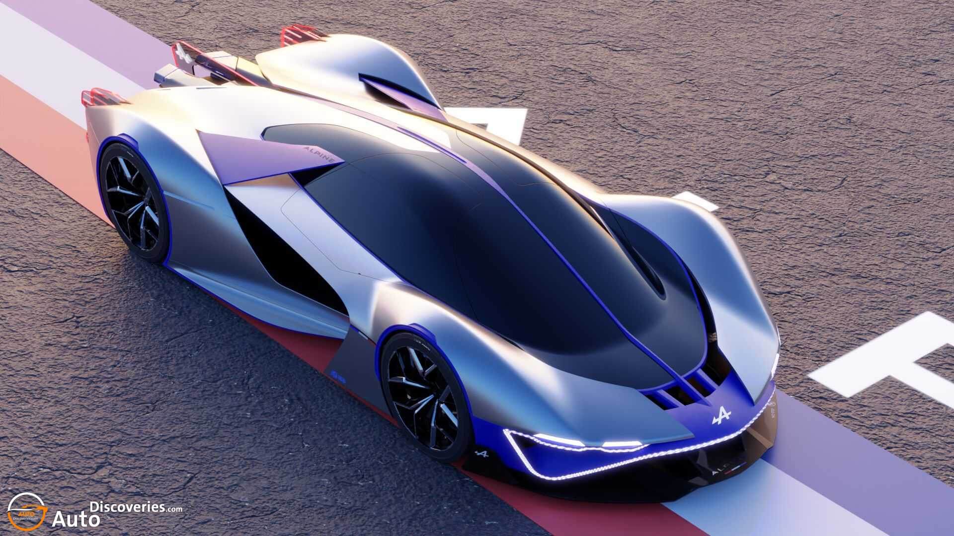 Alpine A4810 Concept Imagines Hydrogen-Fuled Supercar From 2035