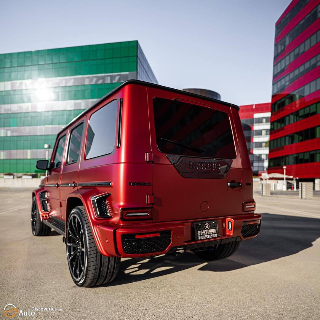 Platinum Group Mercedes-AMG G63 Is A 507 kW Crimson Cube