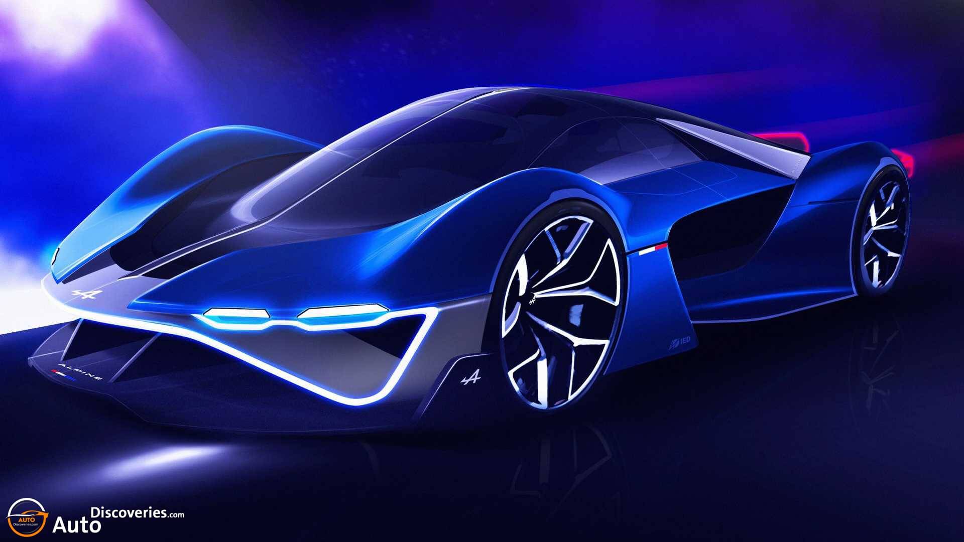 Alpine A4810 Concept Imagines Hydrogen-Fuled Supercar From 2035