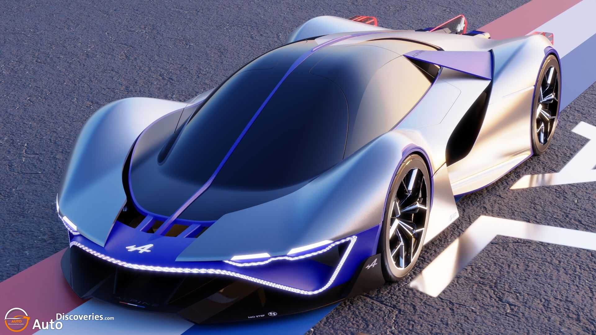 Alpine A4810 Concept Imagines Hydrogen-Fuled Supercar From 2035