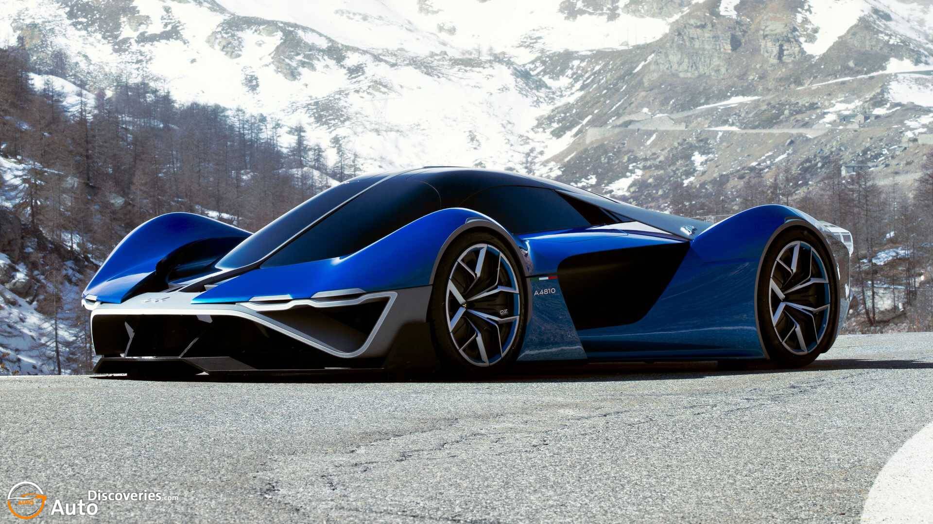 Alpine A4810 Concept Imagines Hydrogen-Fuled Supercar From 2035