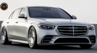 Slammed Mercedes-Benz S 580 Rides On Full Brushed D100s As Classy Silver Arrow