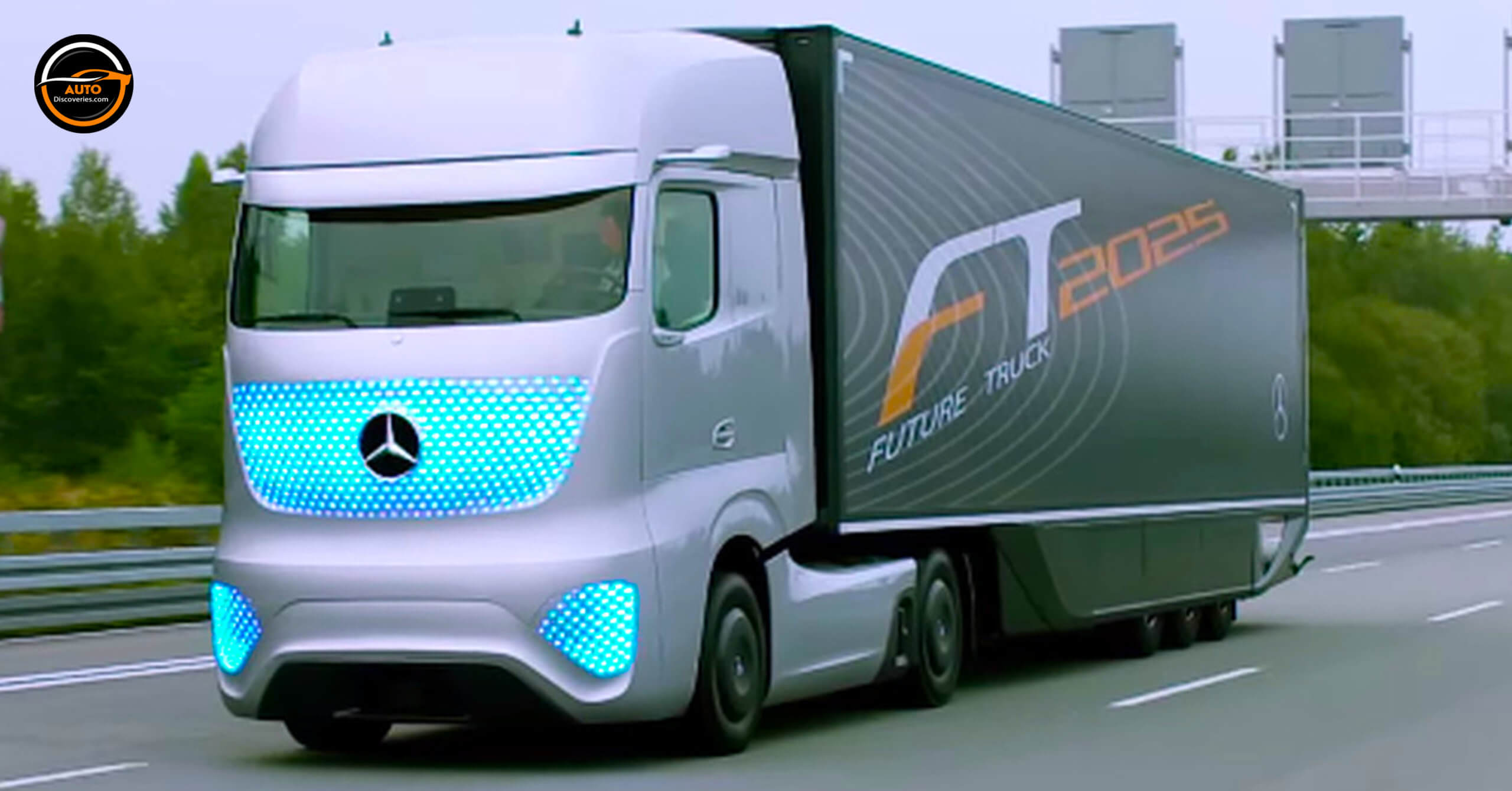 2025 Mercedes Self Driving Truck Driving Itself Mercedes Future Truck