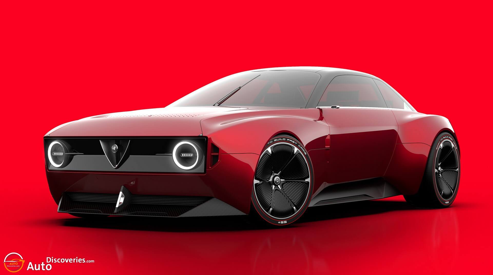 2025 Alfa Romeo GTS Render Imagines A Muscular Italian Rival To The BMW M2