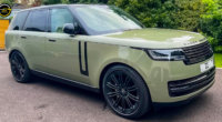 2022 Range Rover SV Wrapped In Khaki Gloss And Black Details