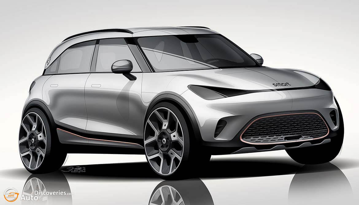 Smart #1 Debuts As A Cute Electric Crossover With 268 HP