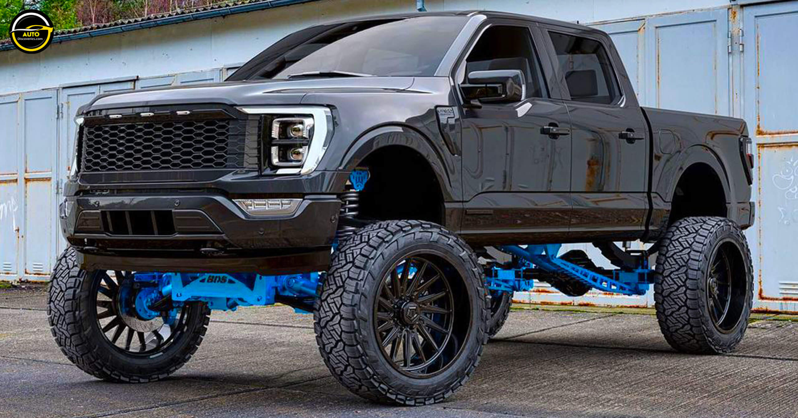 Sick Ford F-150 Truck Steroids Sitting On Black Wheels - Auto Discoveries