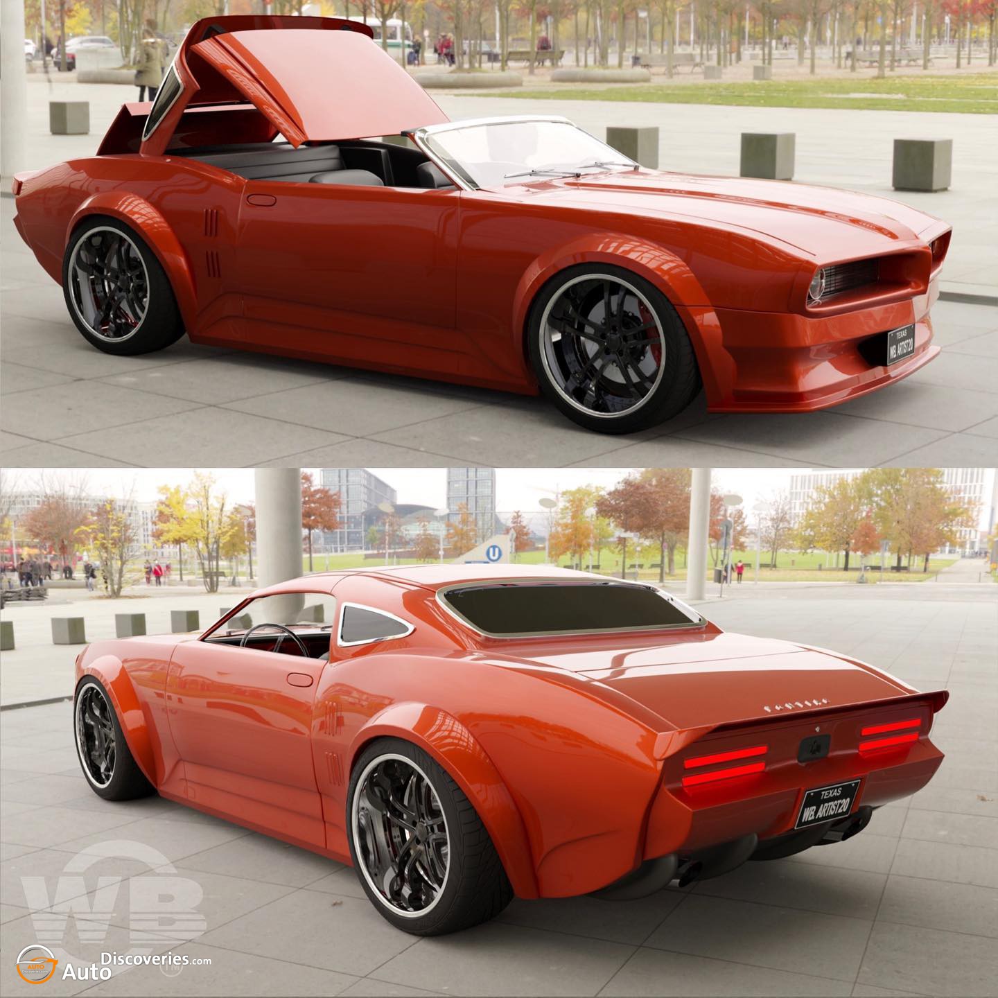 Resto-Modded 68 Pontiac Firebird Concept By Oscar Vargas - Auto Discoveries