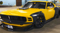 Ford Mustang Turns Into Digitally Yellow Boss With Carbon Black Wide Body
