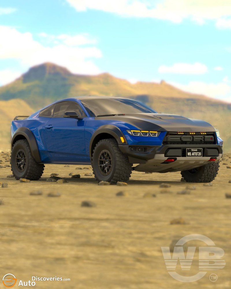 Ford Mustang Raptor R All Terrain Muscle Car By Oscar Vargas - Auto ...