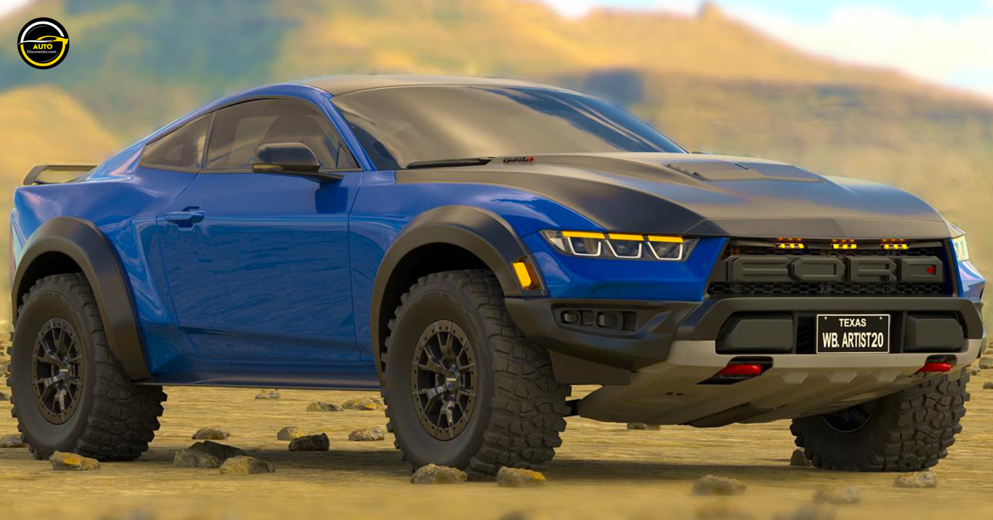 Ford Mustang Raptor R All Terrain Muscle Car by Oscar Vargas Auto