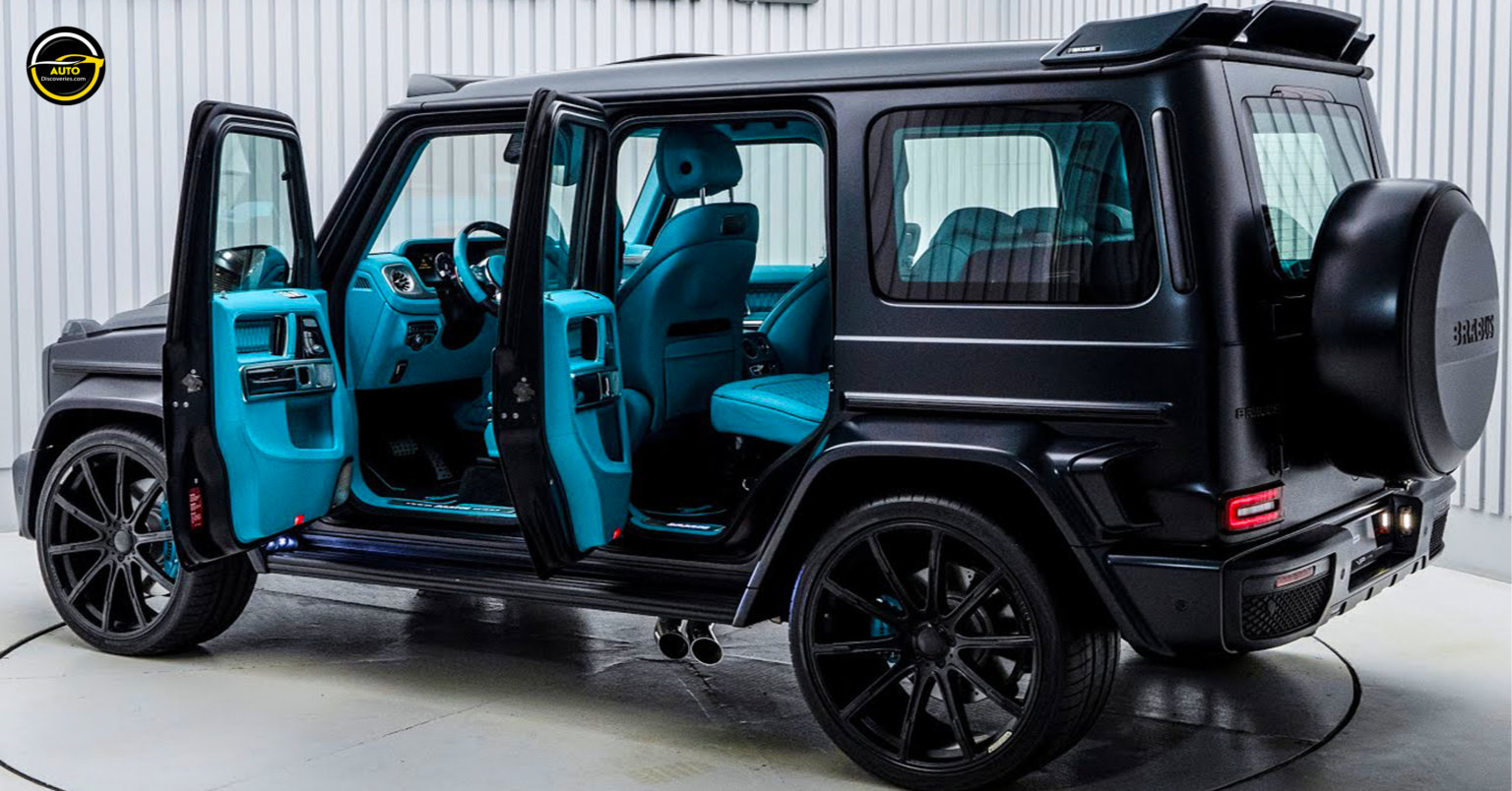 2023 Matte Black Mercedes AMG G63 Brabus G800 Wild Luxury SUV In