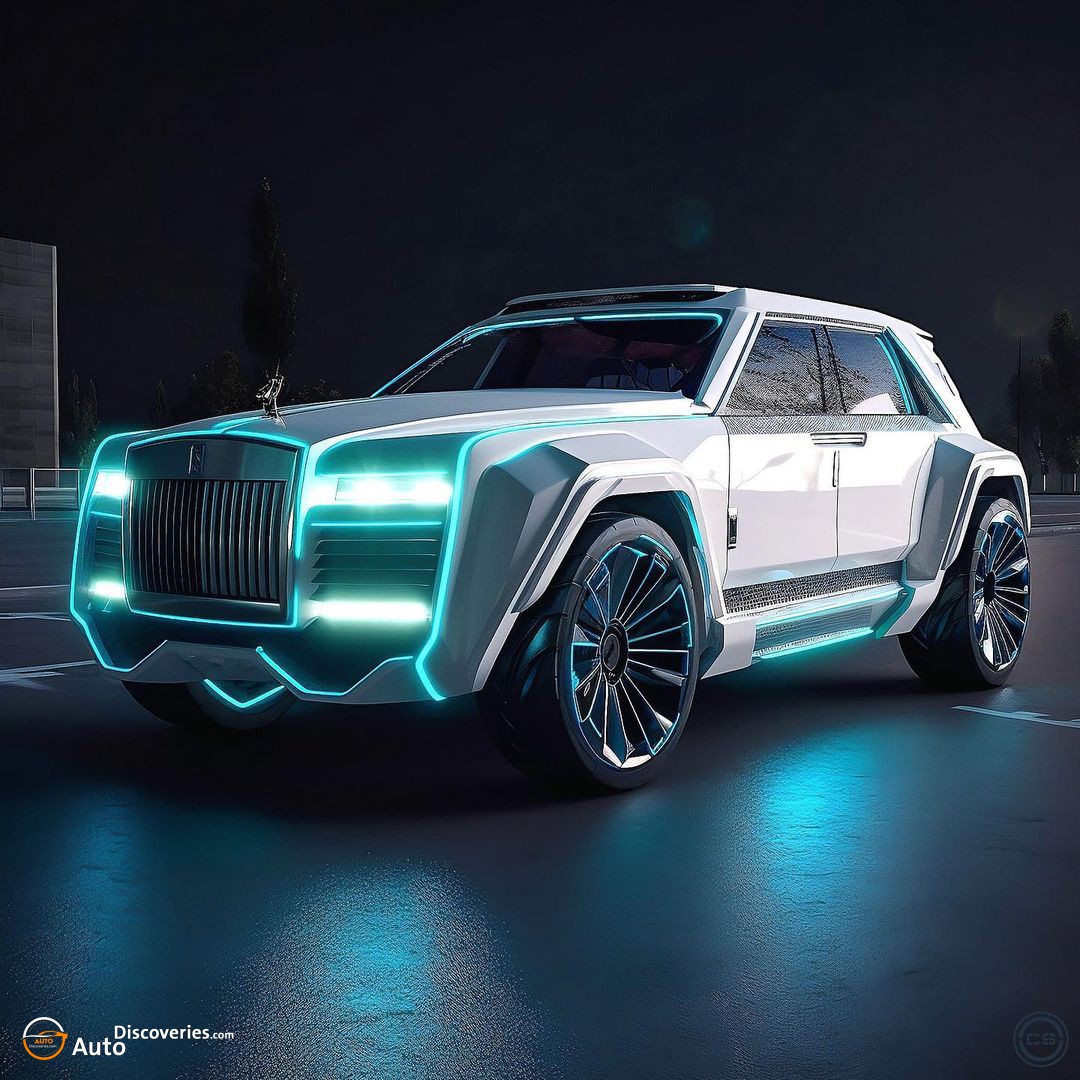 1 auto discoveries futuristic rolls royce cullinan off road suv by coldstar art