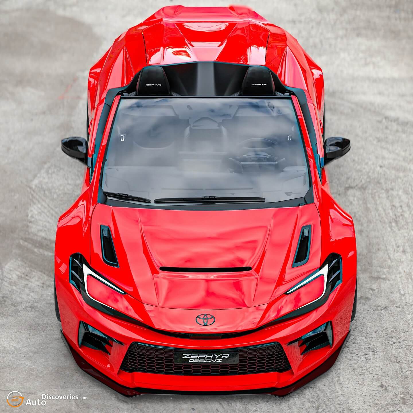 2025 Toyota Prius Supercar Roadster Concept by Zephyr Designz