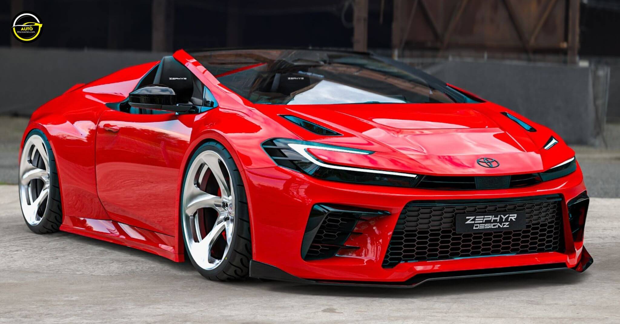 2025 Toyota Prius Supercar Roadster Concept by Zephyr Designz